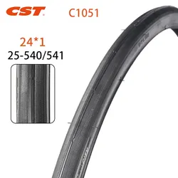 CST bicycle tires 24x1 (25-540/541) Mountain Road Wheelchair bike tires 600X25A ultralight slick pneu tyres 110 PSI