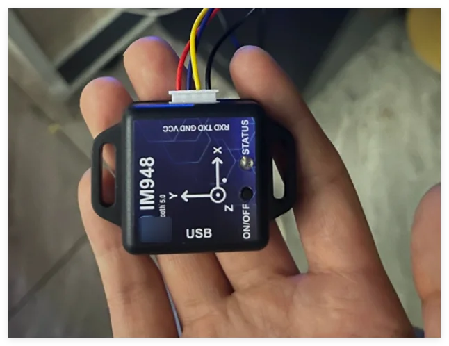 Bluetooth serial port accelerometer magnetic field angle, air pressure altitude IMU attitude sensor module IM948