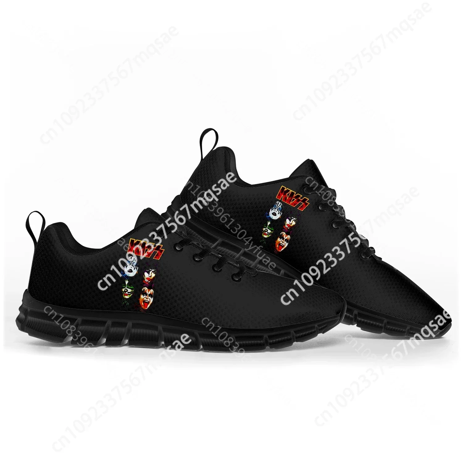 Heavy Metal Rock Band Kiss Fashion Sports Shoes Mens Womens Teenager Kids Children Sneakers Custom High Quality Couple Shoes