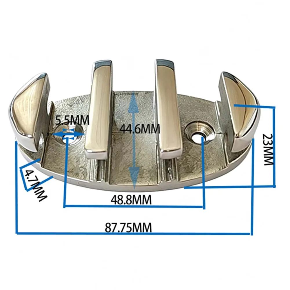 For Anchoring Vessels Silver Marine ZigZag Cleat Saltwater Resistant Simple Weave System For Kayaks And Canoes