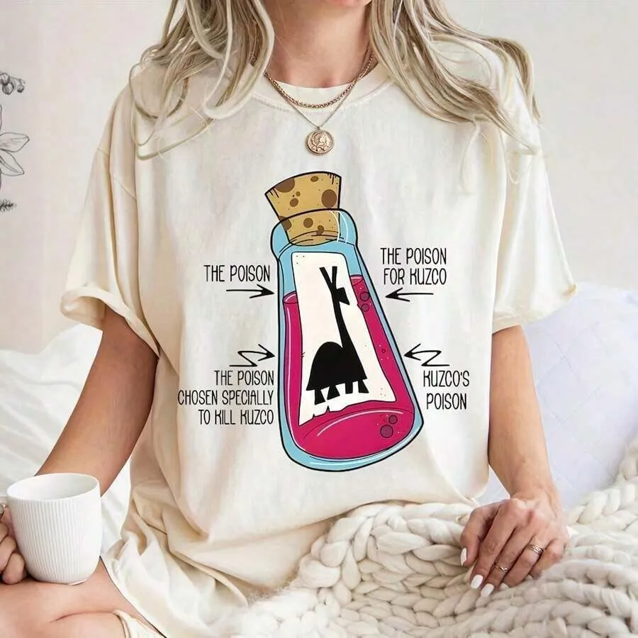 100% CottonThe  Kuzco , Yzma's Extract Of Llama , Emperor's New Groove ,  VillainsCasual Versatile