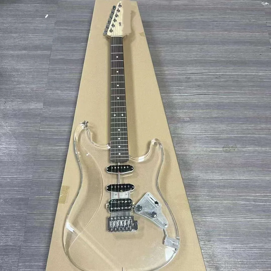 High Quality OEM Electric Guitar Single and Double ST 39 Inch Entry Level Acrylic/Wood 6 String ST Electric Guitar Beginner