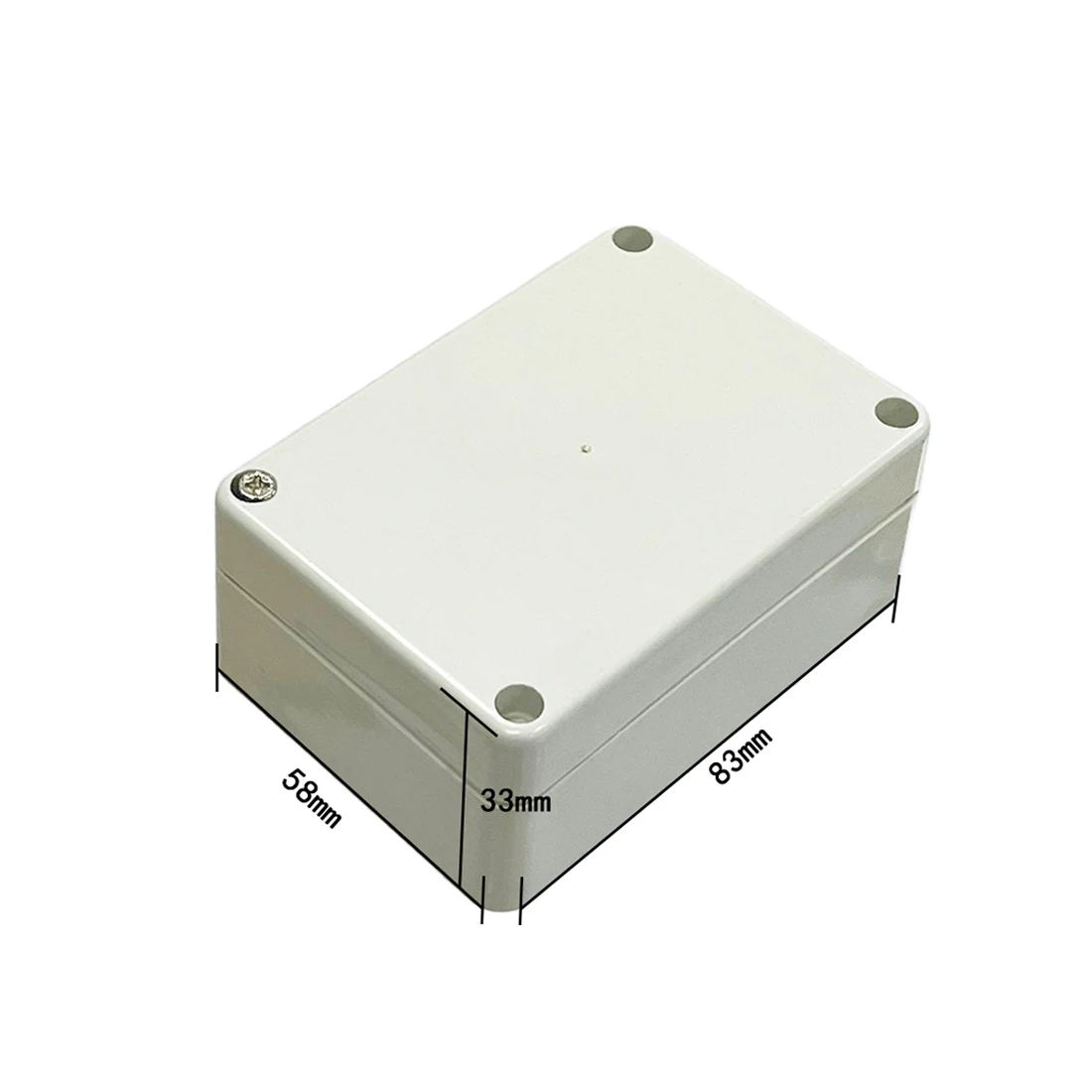 Security Monitoring Waterproof Box Plastic Enclosure F Type Junction Box 83*58*33mm DIY