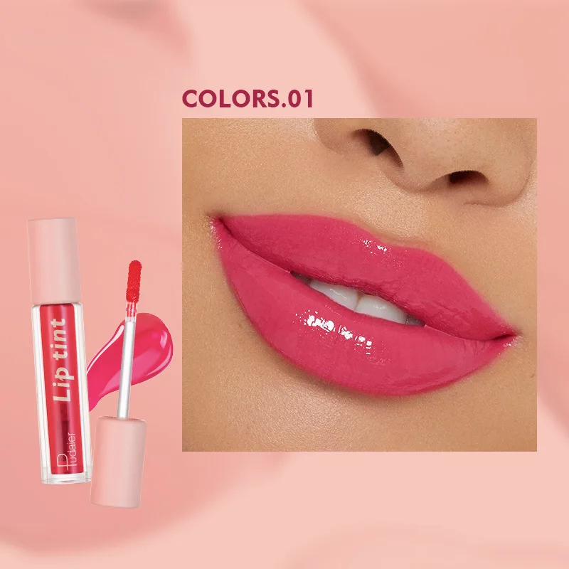 8 colori colorazione delle labbra liquido smalto per labbra colorazione liquido orale labbra rosse miele commercio estero opaco lucidalabbra rossetto cosmetici per l'acqua