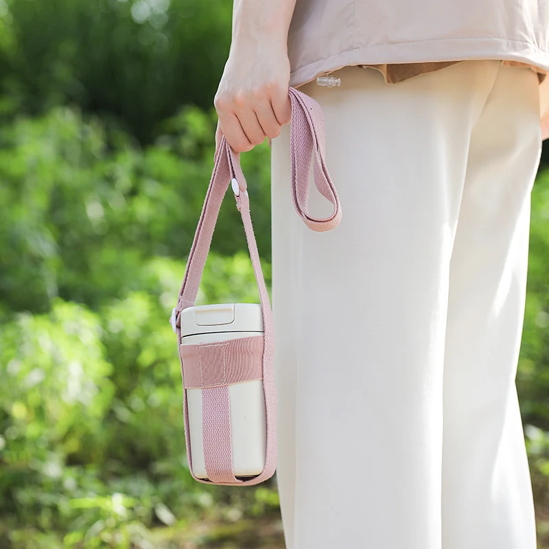 

Портативный ремень для бутылок с напитками, термочехол для кружки, сумка-переноска для бутылок через плечо, защитный чехол для банок