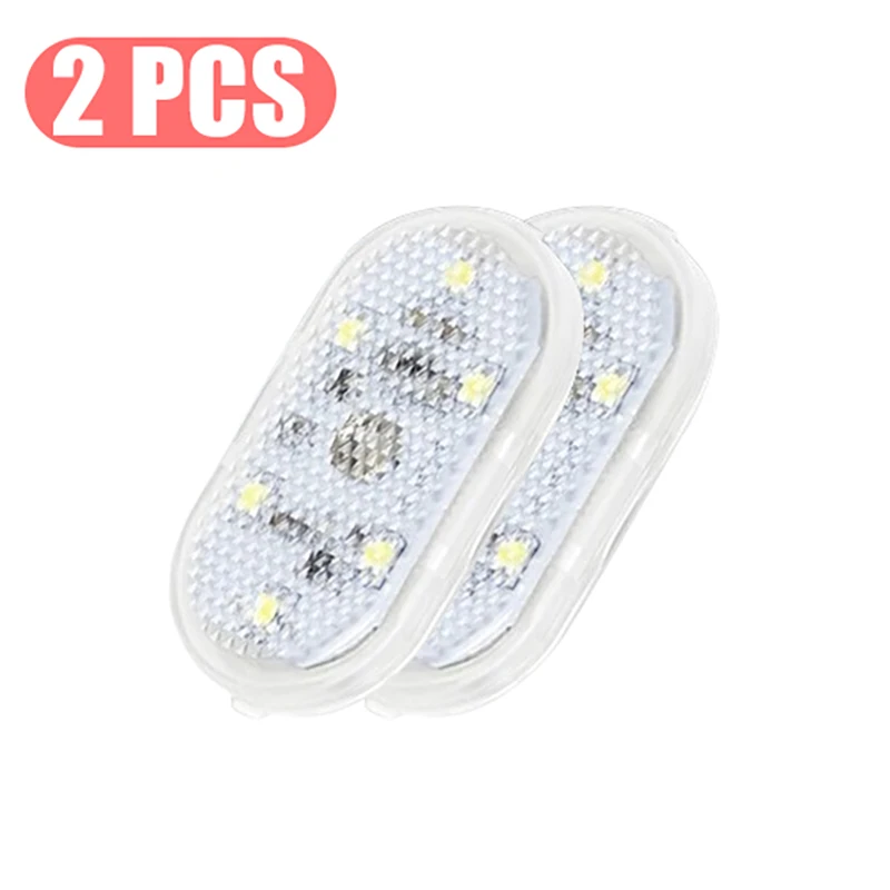 SEAMETAL Mini Touch Light voor auto USB oplaadbaar led-licht Magnetische leeslamp Zachte verlichting voor autovloer Kofferbakkap