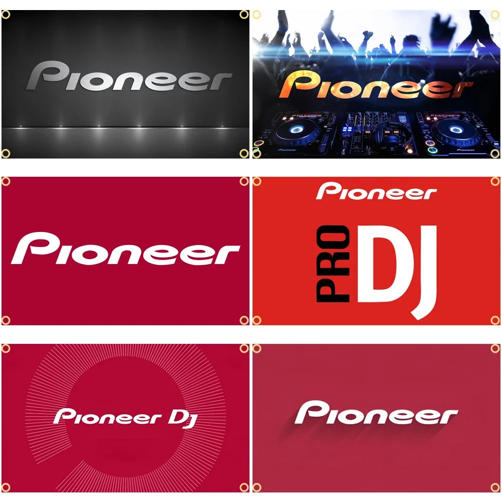 3x5 Ft Pioneers DJ Pro Flag Polyester Digital Printed Banner Music Parts For Decoration