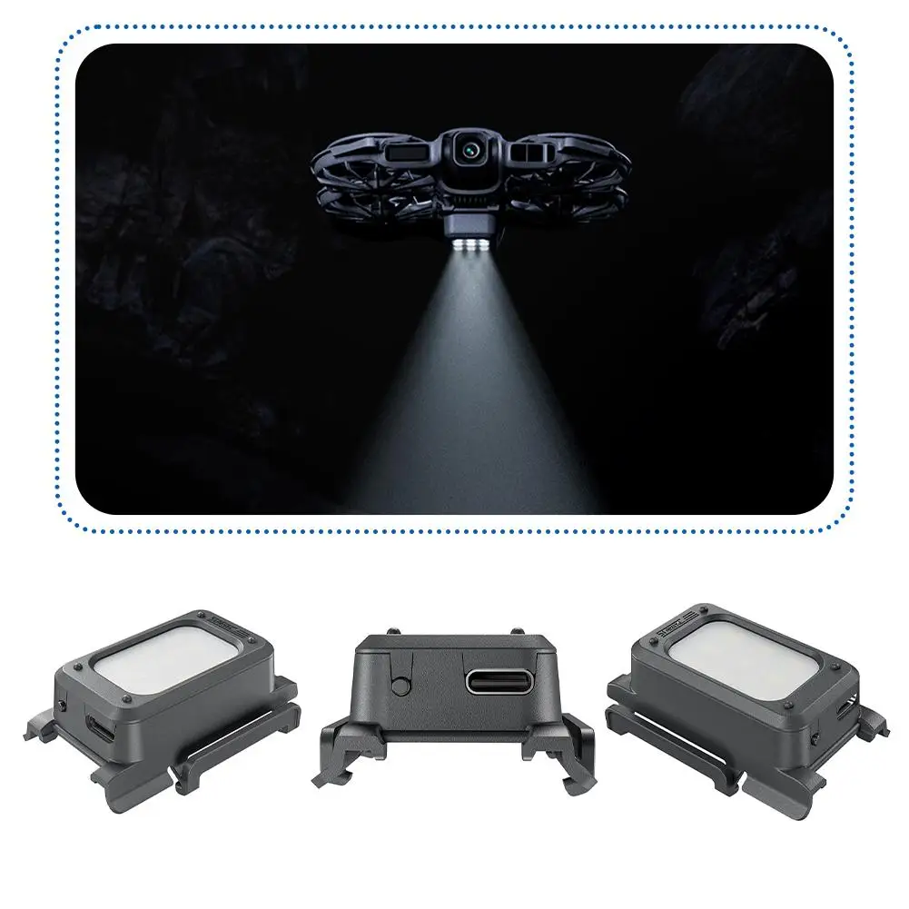 For DJI NEO 2 Foldable Landing Gear with LED Flash Lights, Q