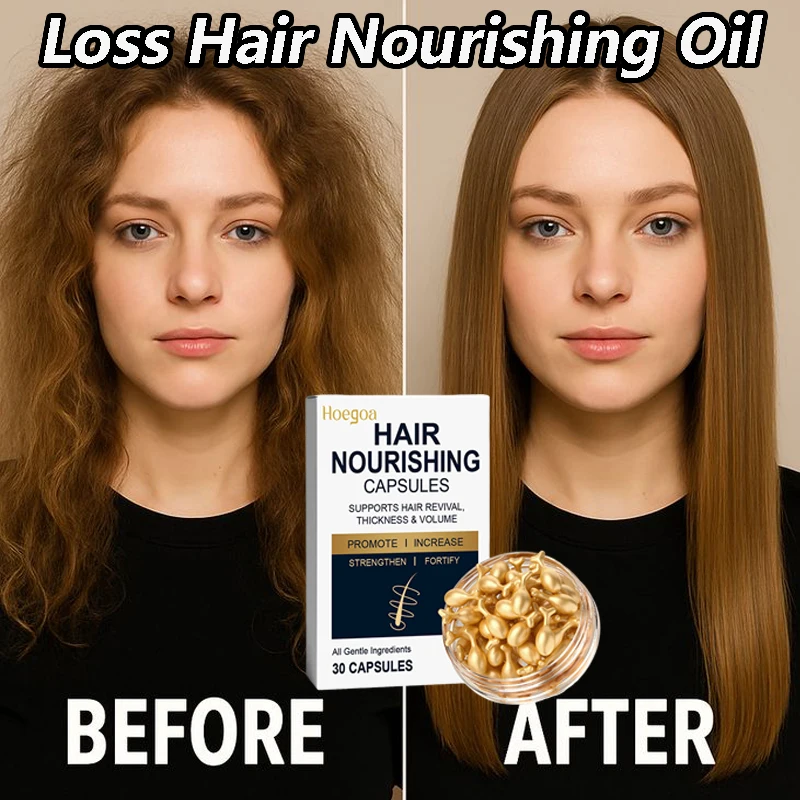 

Hair Nourishing Capsules Anti-Hair Loss Daily Nourishing Treated Dyeing Permed Hair Restores Natural Shine Promote Hair Growth