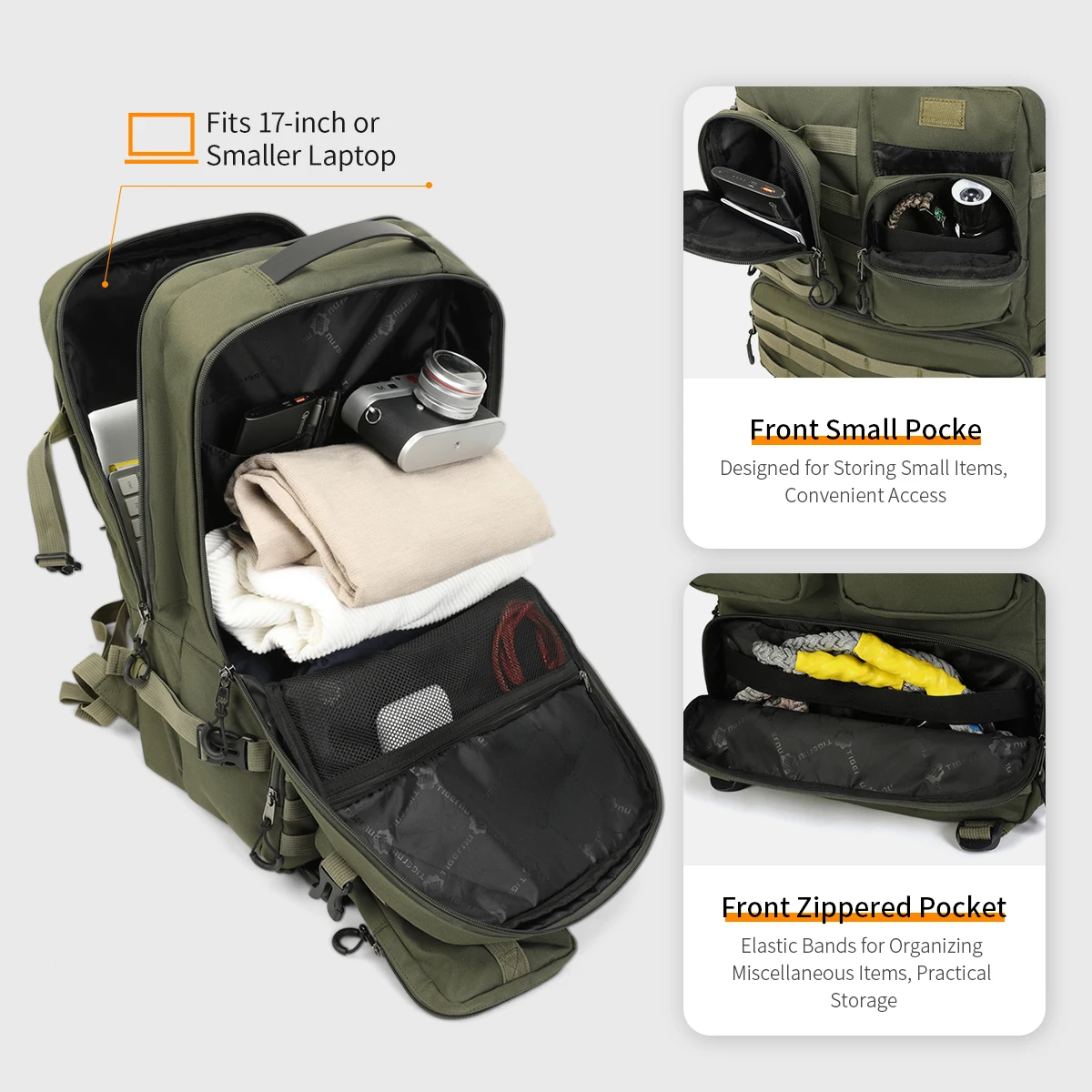 Lifetime Warranty Tactical Backpack Men Camping Trekking Fishing Bag Waterproof Rucksacks Travel Hunting Backpack Outdoor Bags