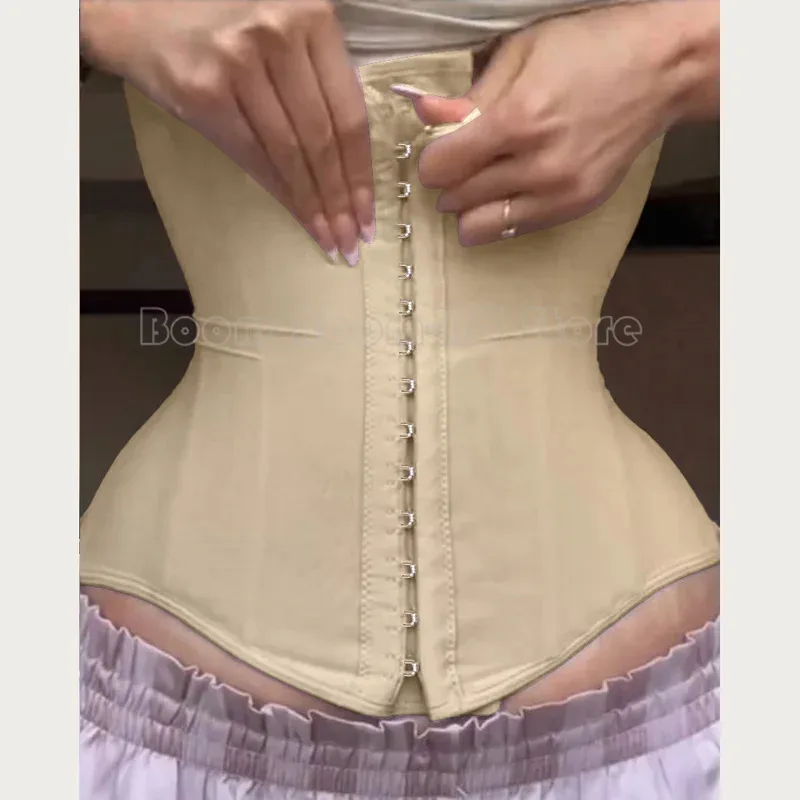 

Тренажер для похудения талии Корректирующее белье для женщин Cincher Body Shaper Компрессионный ремень для жира и живота Пояса с твердым крючком Корсет iu4;