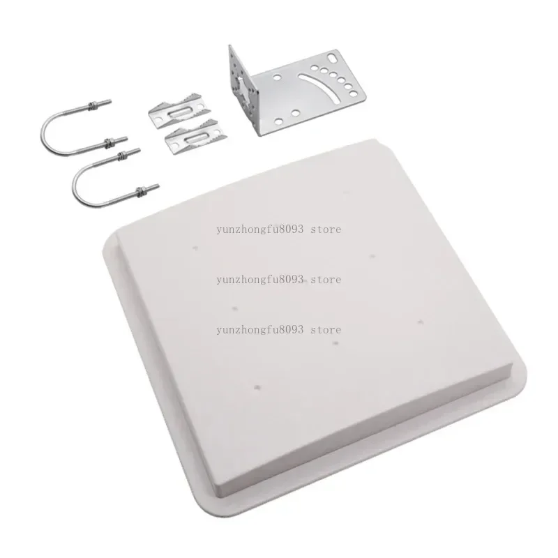 915MHZ RFID Flat Antenna Metal Bracket Outdoor Waterproof High Gain 9dBi IoT Ultra High Frequency Directional N Female