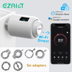 Tuya WiFi termostat radyatör vanası akıllı TRV termostatik kafa ısıtma sıcaklık kontrol gerek Zigbee Alexa Google ev