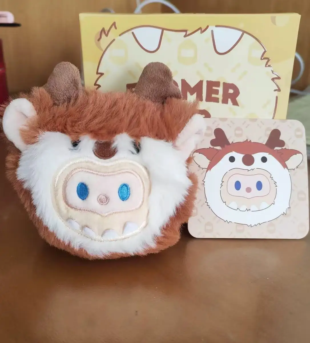 العثور على يونيكورن مزارع بوب المخملية سماعة حقيبة اللعب الأول صندوق أعمى المد قلادة الحلي الزخرفية مفاجأة هدية عيد