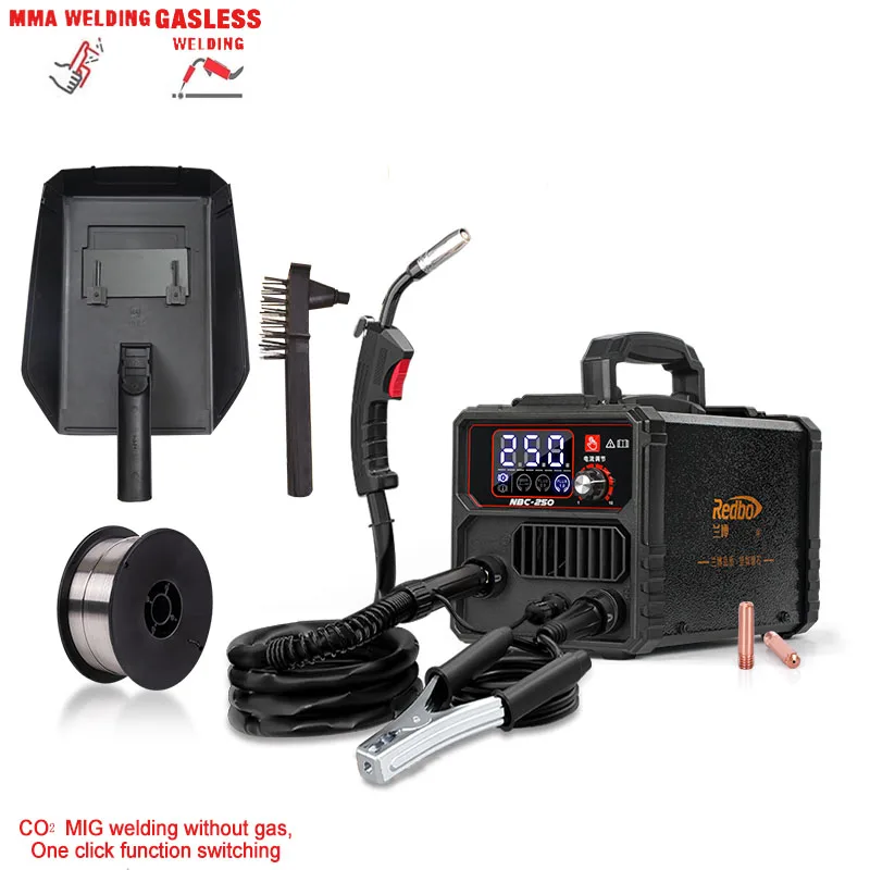 High Quality Low Price 220V 120A Inverter MMA Zx7 Electrode Stick No Gas Gasless CO2 MIG Welder Flux Core Welding Machine