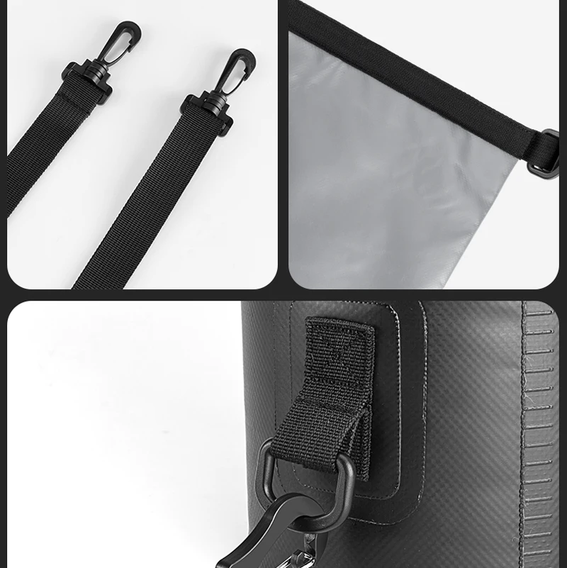 ROCKBROS 10L 20L Waterproof Swimming Bag Dry Sack PVC Trekking Drifting Rafting Kayaking Beach Bag Fishing Outdoor Backpack