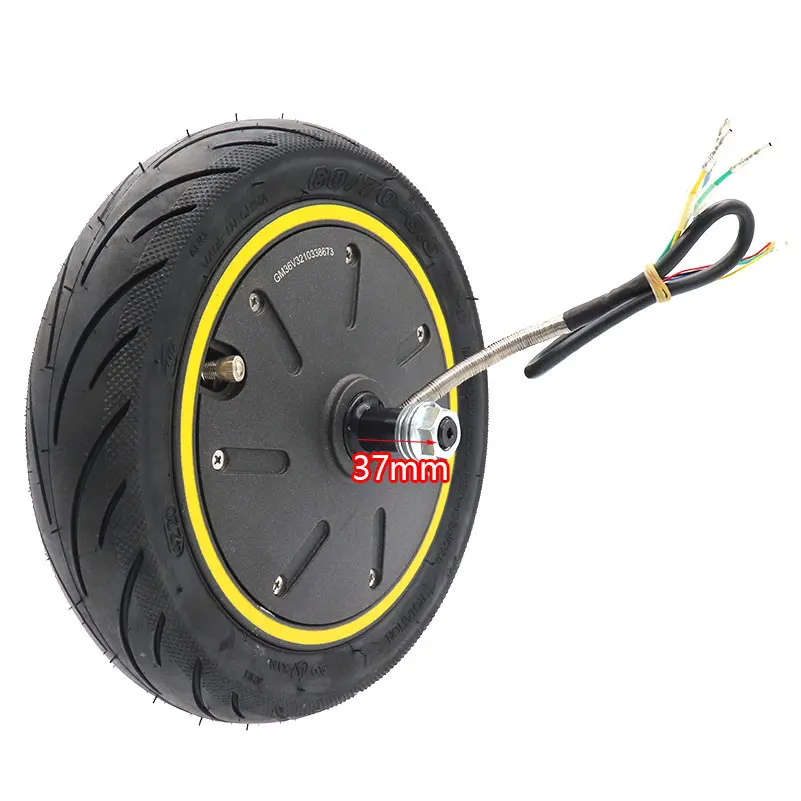 10 inch front wheel drum brake whole wheel 60/70-6.5 motor 36V350W rear wheel motor whole wheel suitable for MAX G30