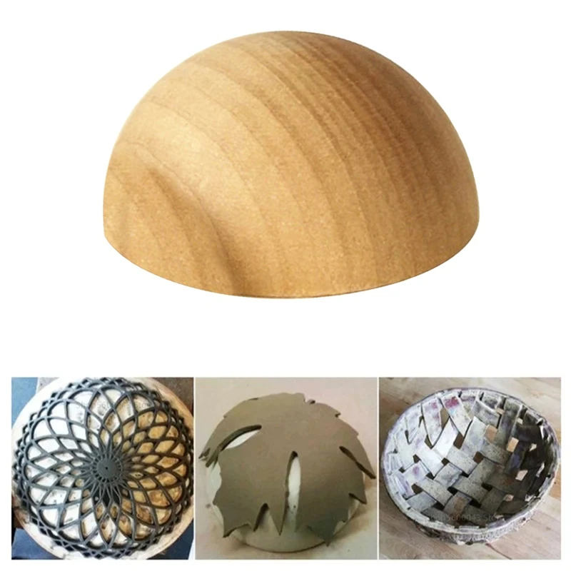 Pottery Tools Hemispherical/Semi-Circular Modeling Mold DIY Round Ceramic Bowl/Basket Pottery Teaching Modeling Tools