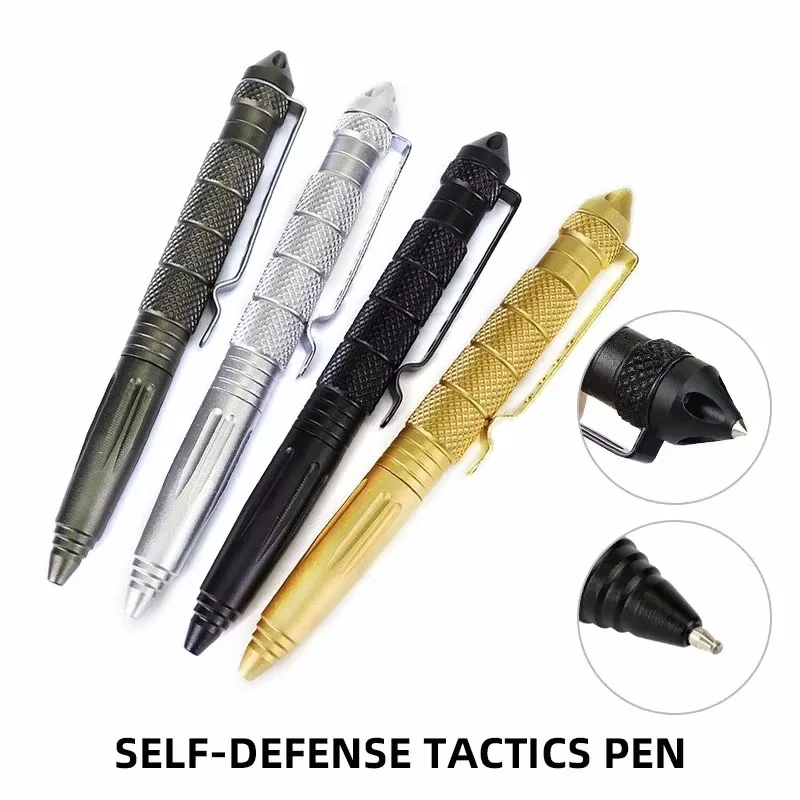 

Multi Functional Tactical Pen Outdoor Self-defense B2 Tungsten Steel Head Emergency Glass Breaker Portable EDC Pen Survival Tool