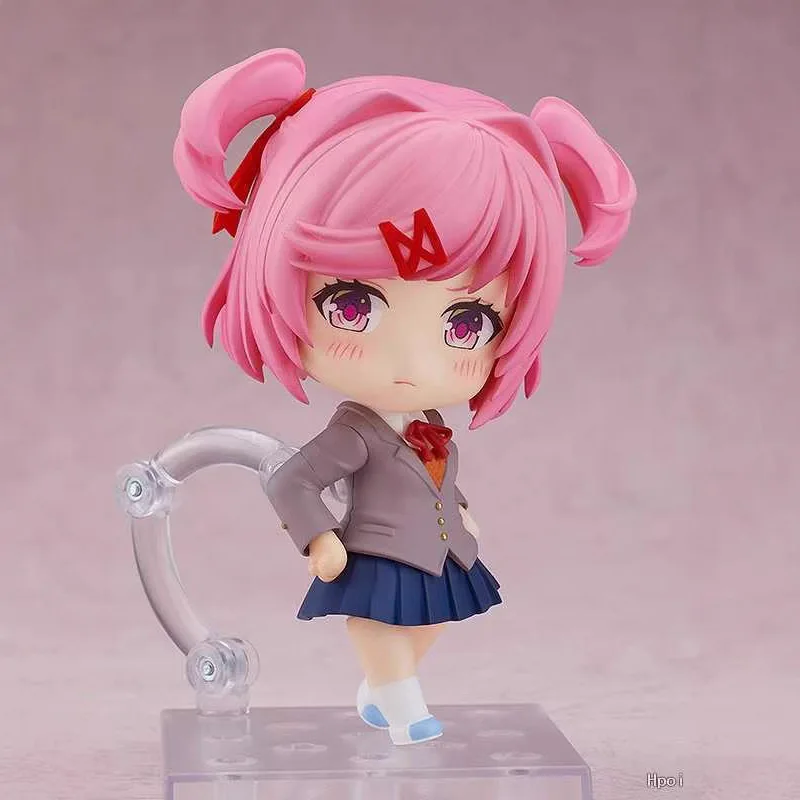 Nendoroid 2077 Natsuki Q Version Interchangeable Face Posable Action Figure Model Doki Doki Literature Club Collectible Toy view 5