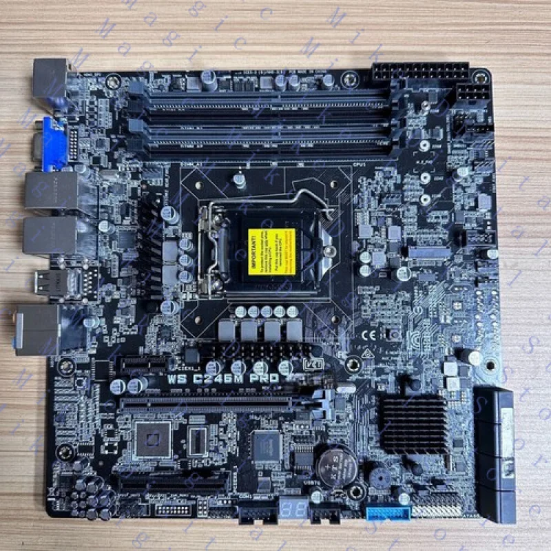 

UU FOR ASUS WS C246M PRO DDR4 LGA 1151 DDR4 128GB ATX Motherboard Test OK