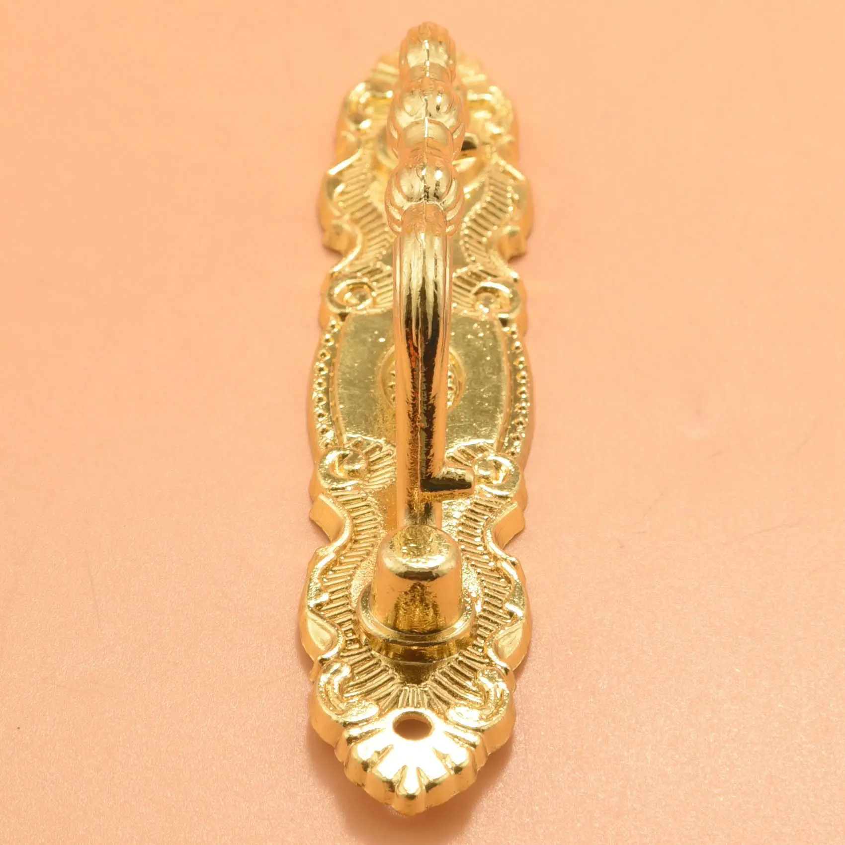 Promotion! 10PCS Antique Handle Zinc Alloy Drawer Door Knobs Golden Cupboards & Draws Handles For Furniture Door (With Screws)