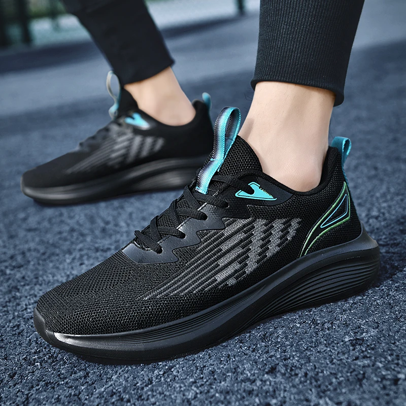 

Men's Shoes New Mesh Summer Tenis Masculino Thick Soled Running Breathable Shock-absorbing Training Travel Casual Sneakers Shoes