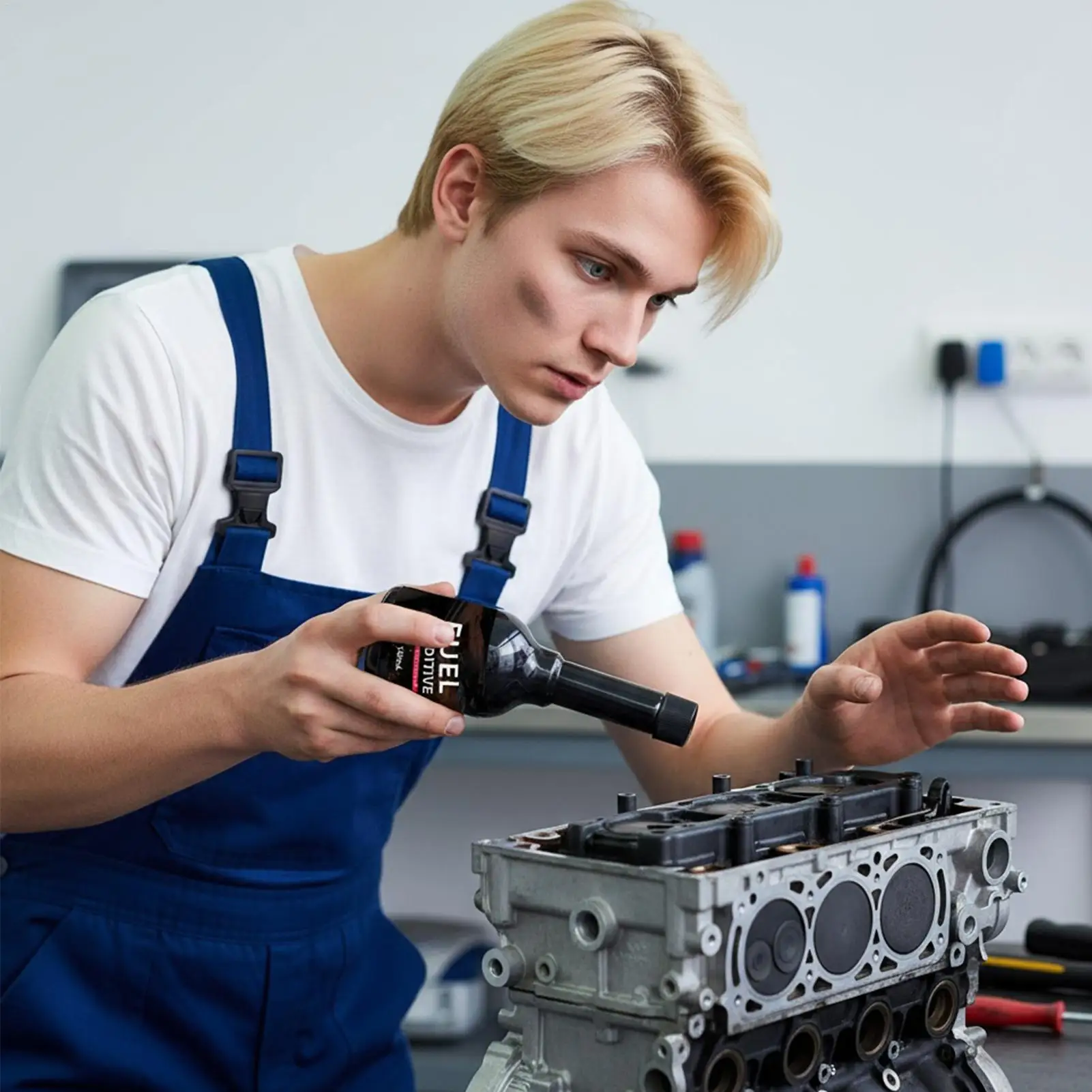 100ml Car Engine Combustion Chamber Cleaner Automotive Fuel System Additive For Improved Performance & Transmission Care