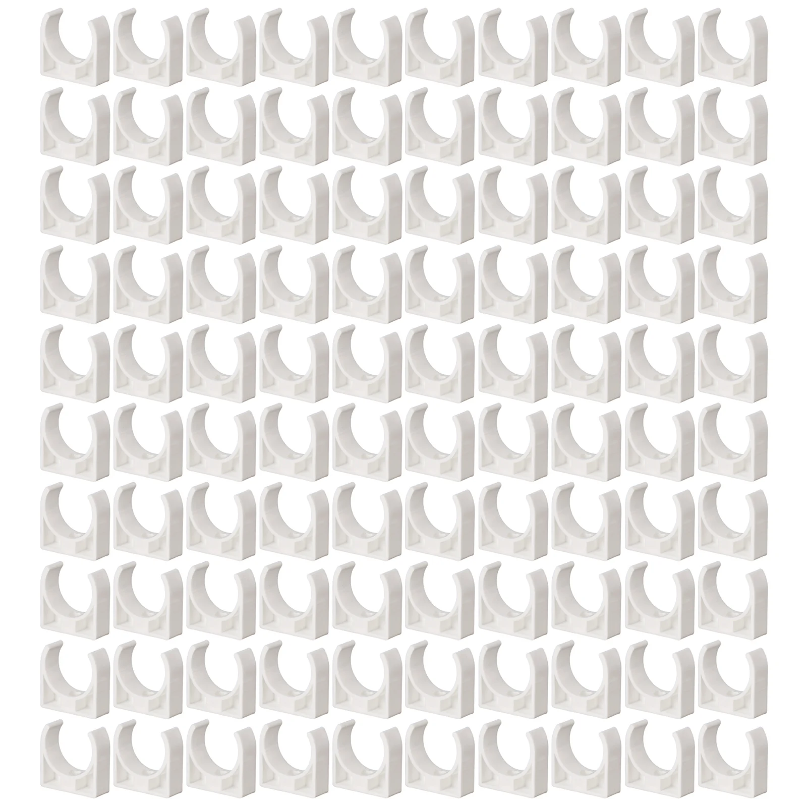 

100 шт. хомуты для труб PPR U-образные кронштейны, хомуты для труб из ПВХ, опорные вешалки, обручи для труб для шланга, водопроводной трубы, топливный шланг