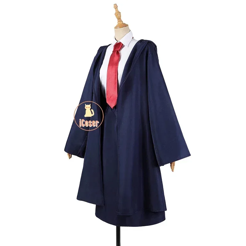 25COSLemon Irvine Cosplay Costume Wig Anime Mashle Magic and Muscles Magic Academy Uniform Trench Headgear Halloween Party for W
