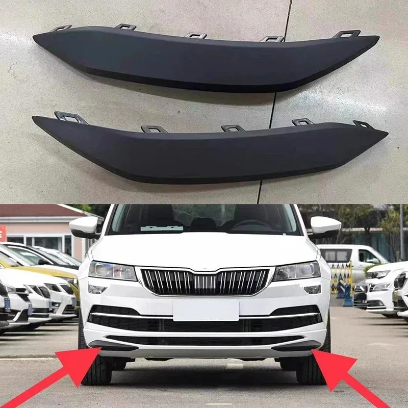 

Auto Front Bumper Guard Pad Front Bumper Guard Cover Plate for Skoda Karoq 2022 2023 2024