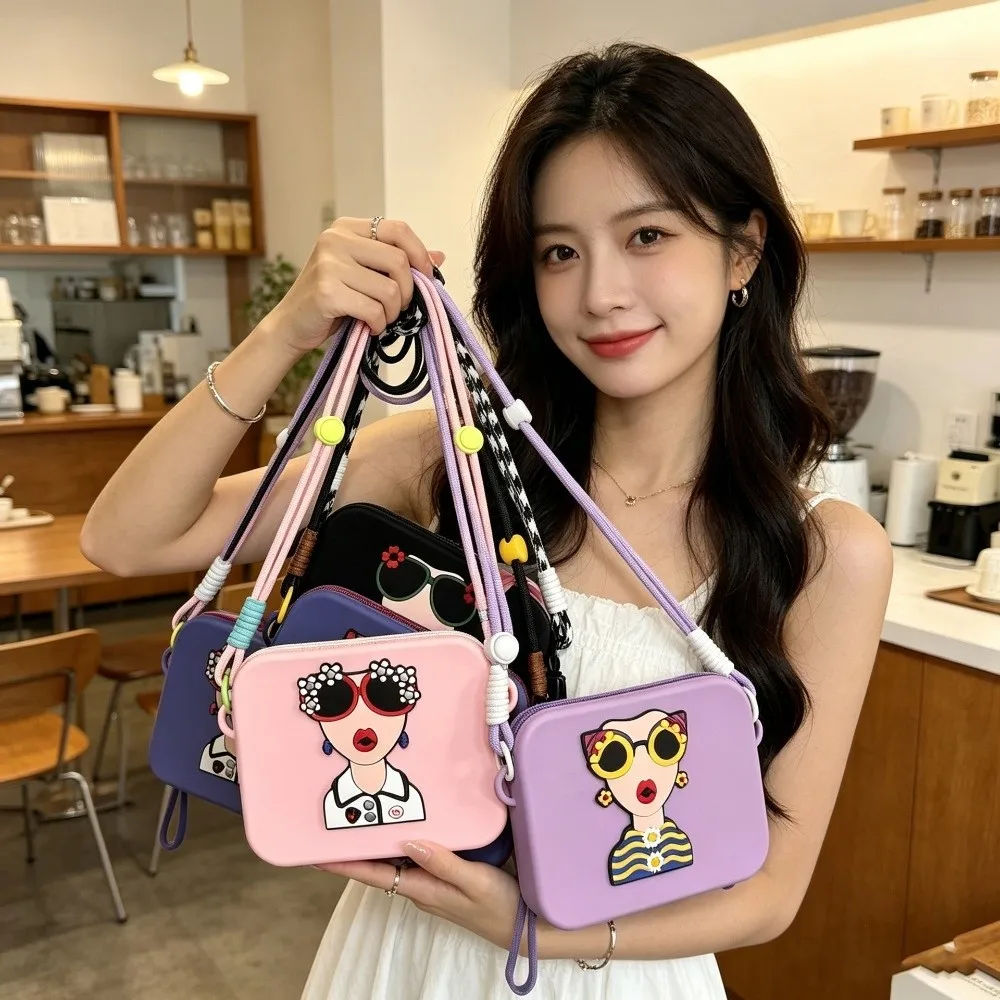 Silicone Hanging Neck Bag Anti-Lost Large Capacity Crossbody Bag Multifunction Moistureproof Multifunction Phone Bag