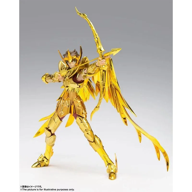 In Stock Bandai Saint Seiya Saint Cloth Myth EX Sagittarius Aiolos Revival Edition Baby Athena Anime Action Figure Model Toy