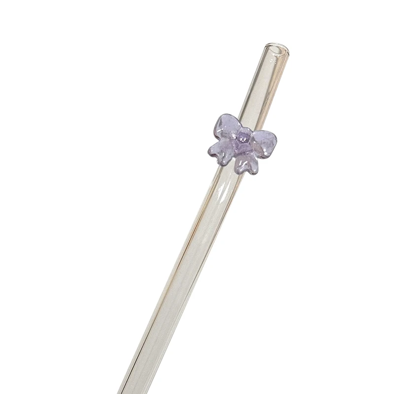 

1pc 8mm Reusable Drinking Straws Cute Butterfly Heat-Resistant Straw For Festival Party Wedding Cocktail Bar Beachs