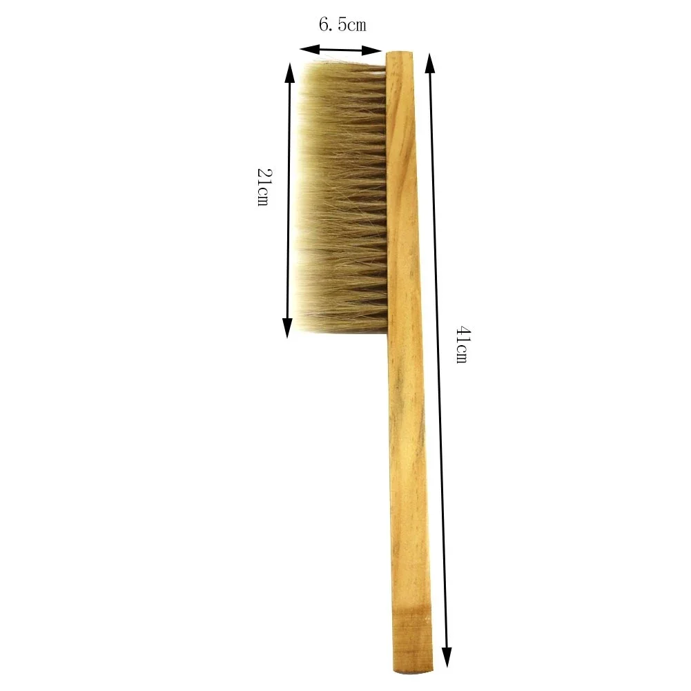 1 Pcs Apiculture Honeycomb Cleaning Brush Bee Sweeper Double Row Bee Brush Pig Bristle Brush Cleaning Beehive Bee Tool