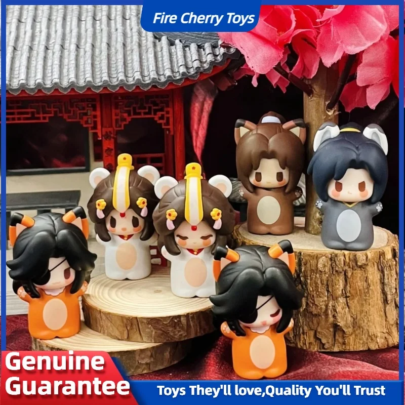 

Оригинальный Tian Guan Ci Fu Heaven Official'S Blessing Аниме Fingertip Cute Pet Series Blind Box Hua Cheng Xie Lian Dolls Kids Gift