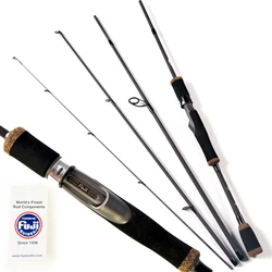 E Eurasian Sports Travel Spinning Fishing Rod, Fuji Reel Seat, Fast Action, 2.1m, 4 Sections, UL Lake, Fresh Fishing