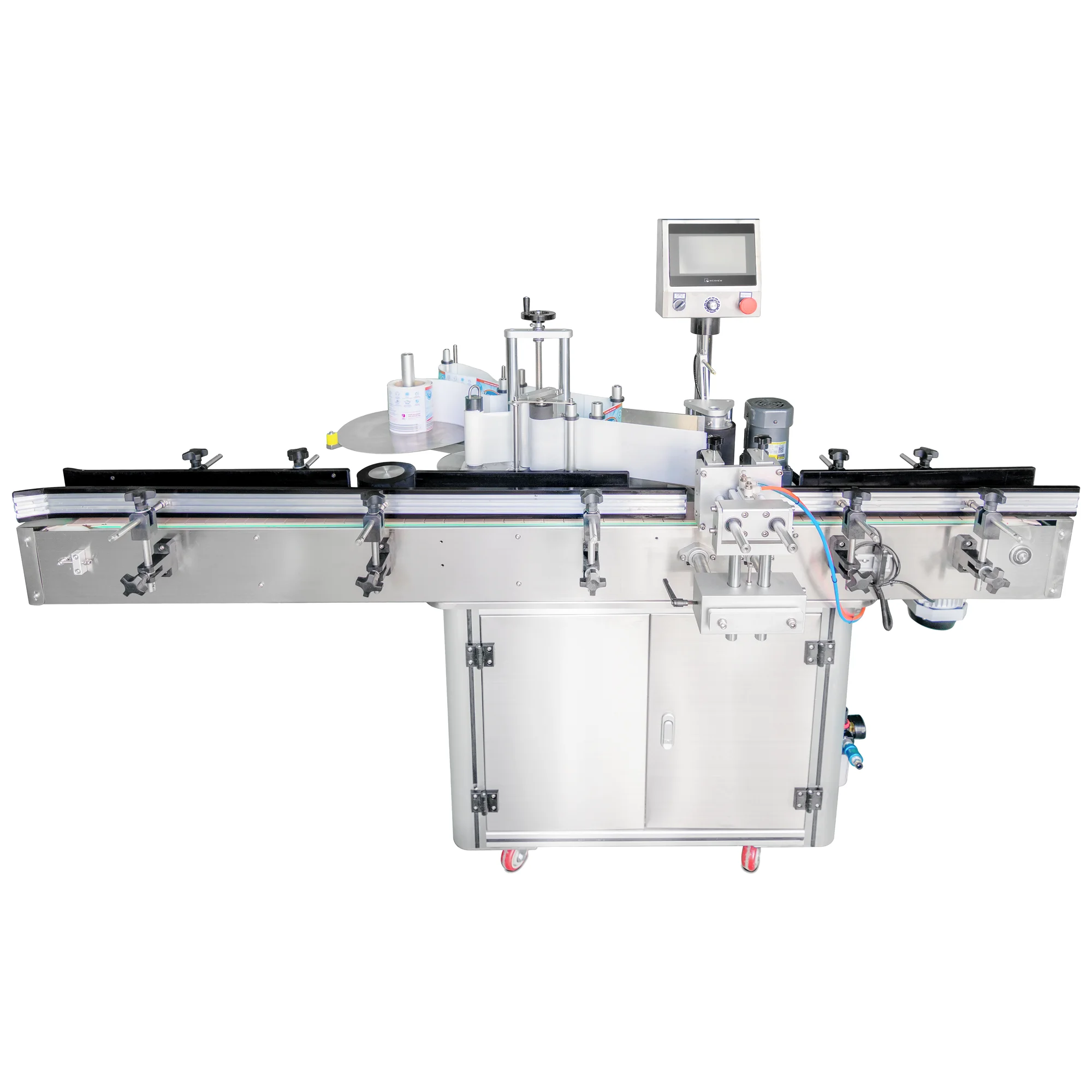 YIMUPACK YM515 Self-Adhesive Sticker Pasting Machine Cardboard Tube Automatic Round Bottle Labeling Machine Professional