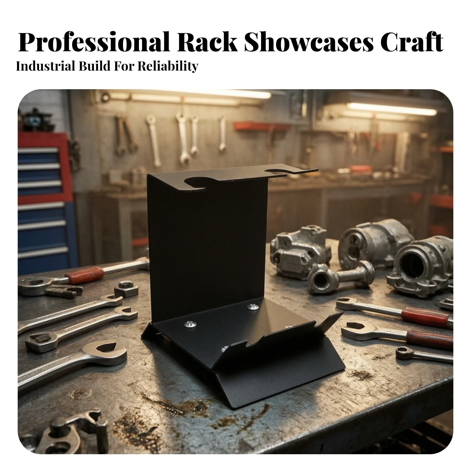 Spray Storage Rack Sturdy Paint Spray Holder Compact Low-Height for Painters, Workbench, Workshop - view 2