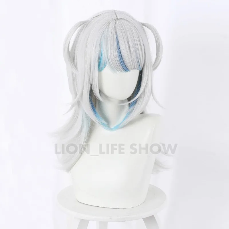 VTuber Hololive English Cosplay Gawr Gura Wig Cute Wig Hololive English Cosplay Hair Gawr Gura headdress