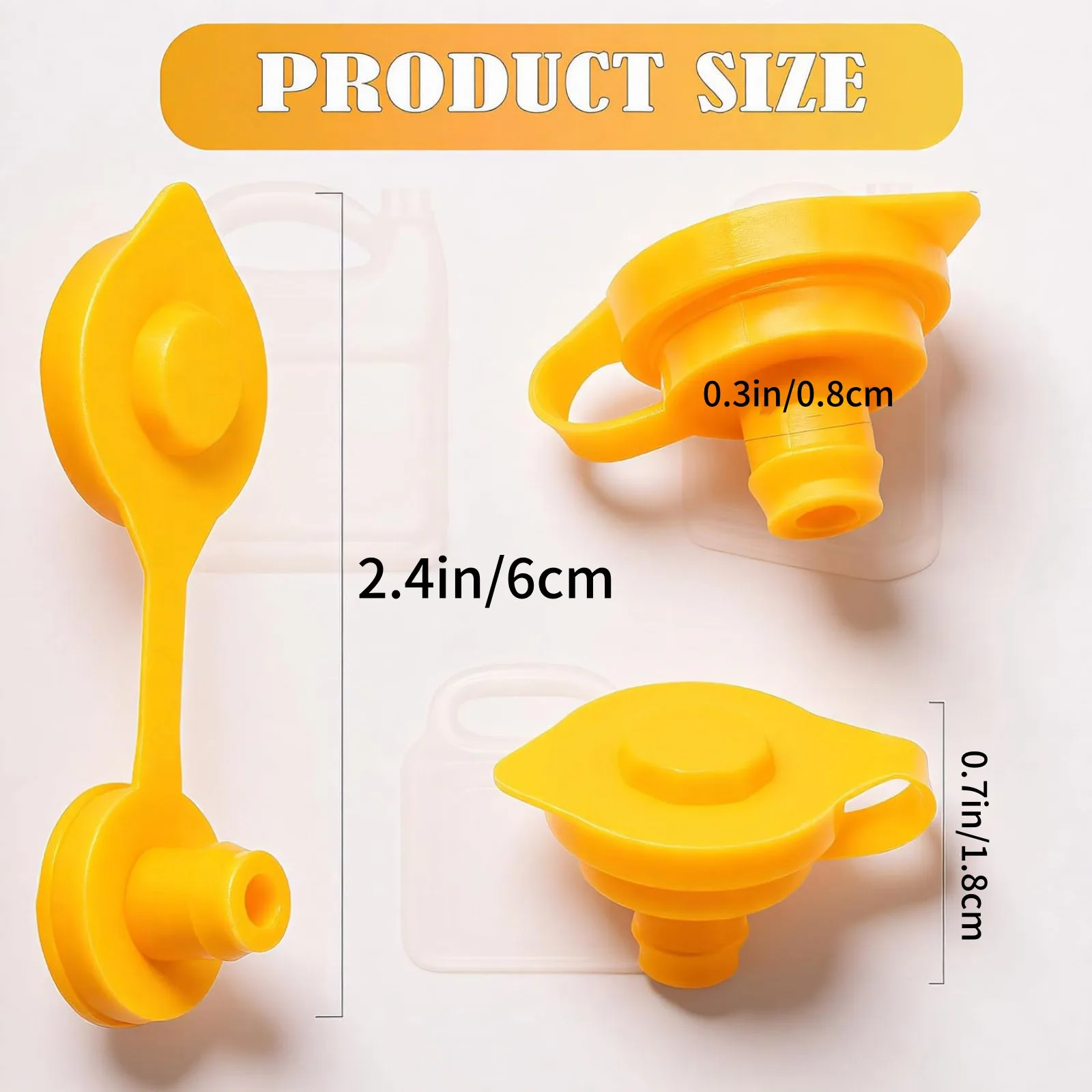 5 Pack Fuel Gas Can Vent Caps, Durable Plastic Leak-Resistant Vent for Water Oil Can, Home Factory Use