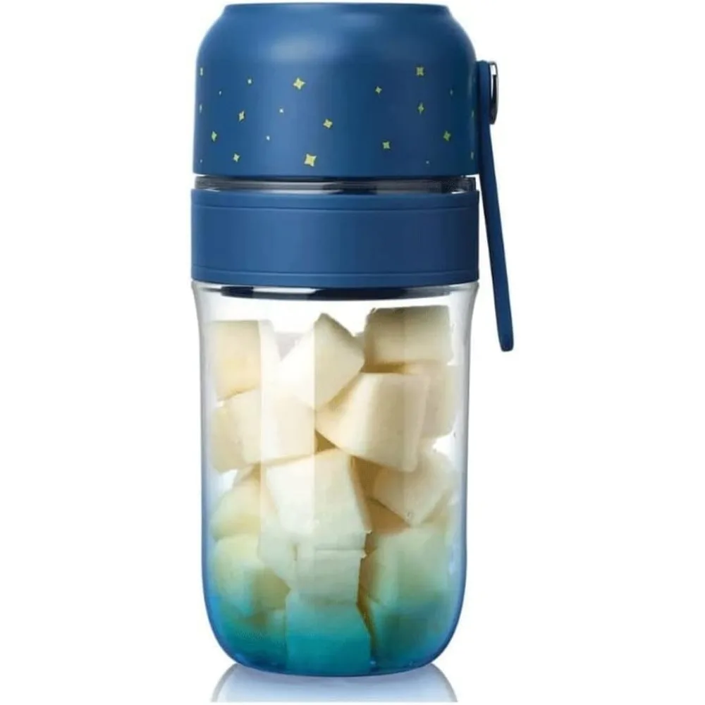 

Portable Personal Size Blender, USB Rechargeable Mini Juicer Blender for Smoothies and Shakes Cup, 1500mAh High Capacity Batteri