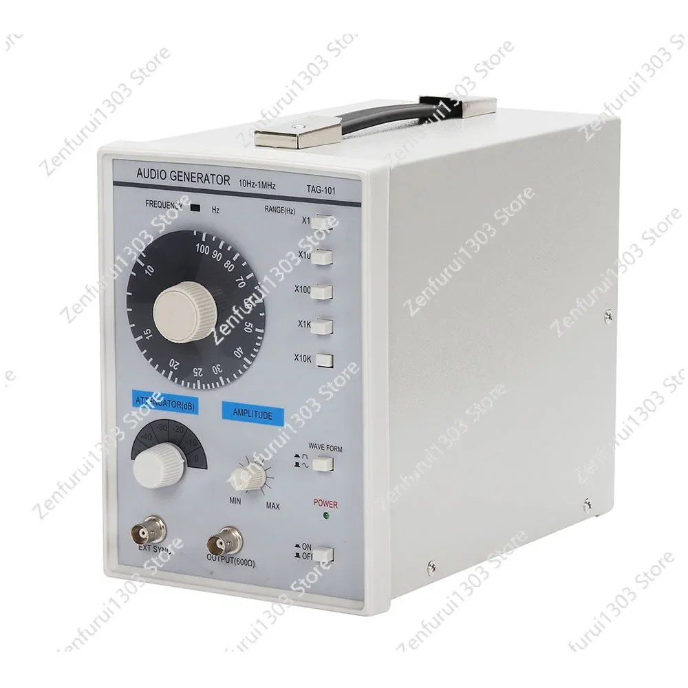 

TAG101 10Hz-1MHz Audio Signal Generator High Frequency Low Frequency Signal Generator Sine Wave Square Wave AC 100-240V