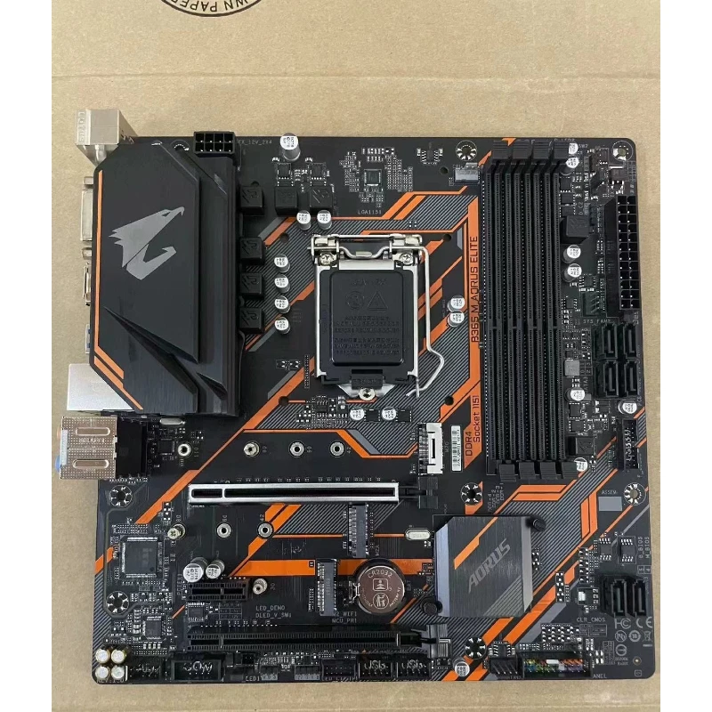 

New Motherboard For Gigabyte B365M AORUS ELITE LGA1151 DDR4 Dual M.2 RGB USB-C DP HDMI mATX Bulk Pack Mass In Stock