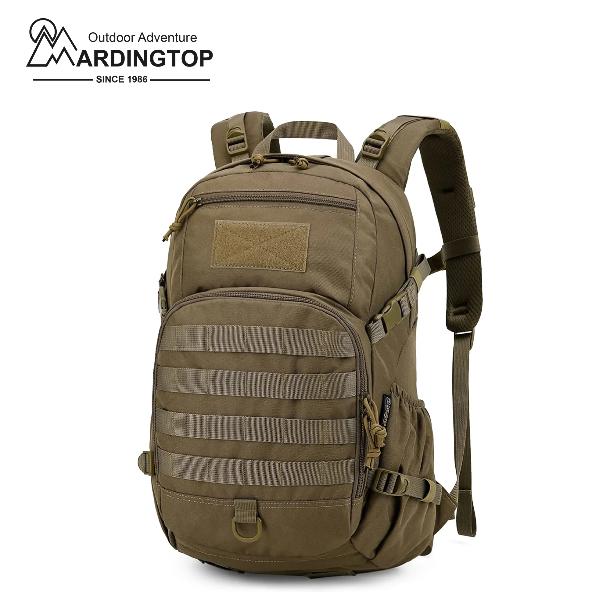 

MARDINGTOP Tactical Backpack for Men with Rain Cover 25L Rucksack for Trekking Fishing Sports Camping Hiking 600D Polyester Bags