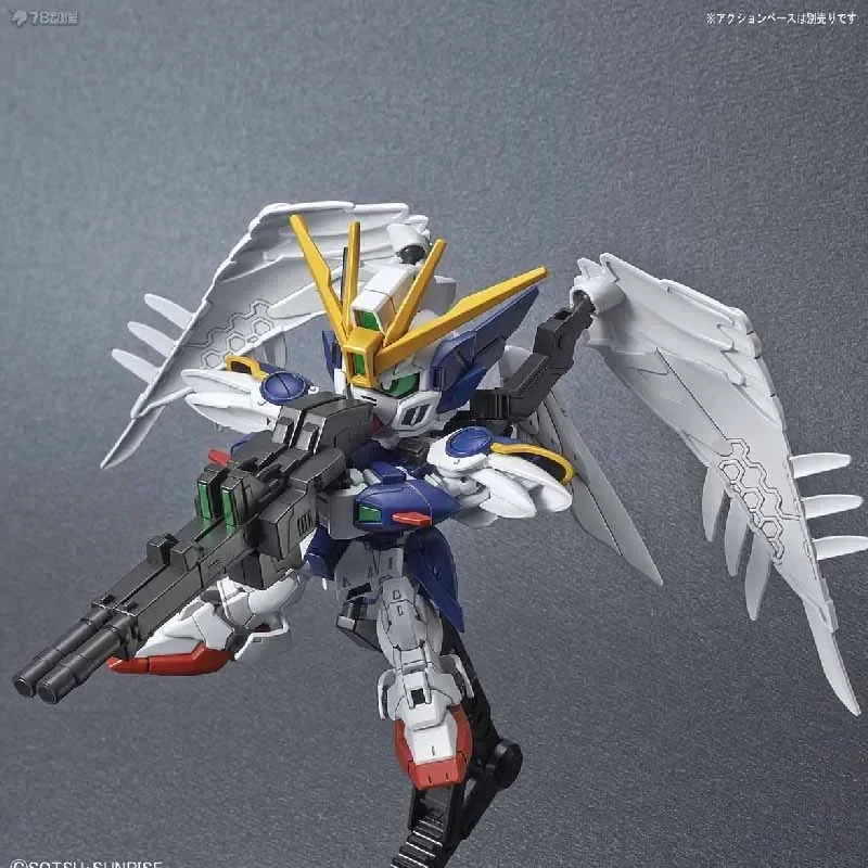 Bandai Original  SDCS UNICORN GUNBAM ZAKU Anime Action Figure Assembly Model Toys Collectible Model Ornaments Gifts For Children