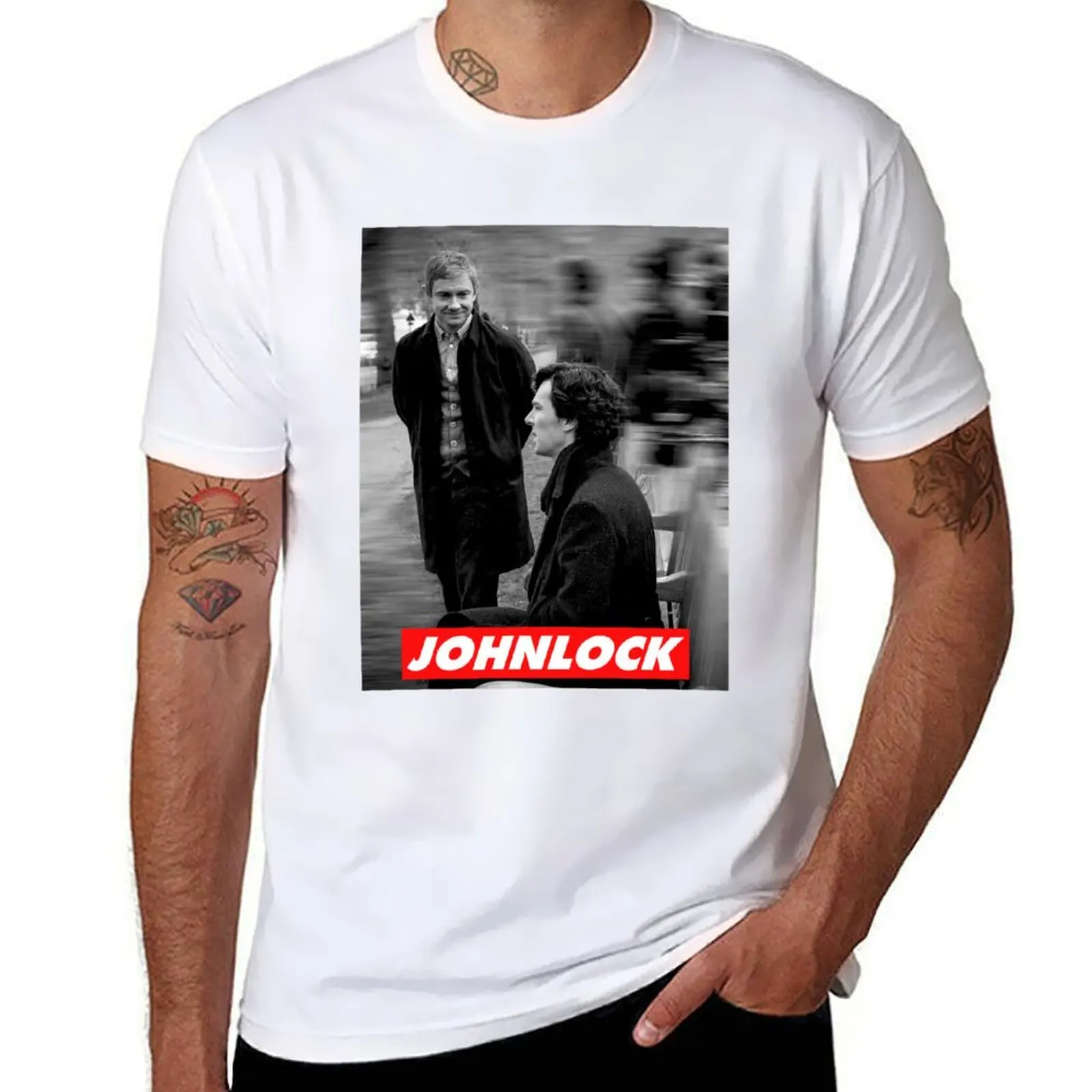 

Johnlock T-Shirt t shirts for man graphic cars g man t shirts for men