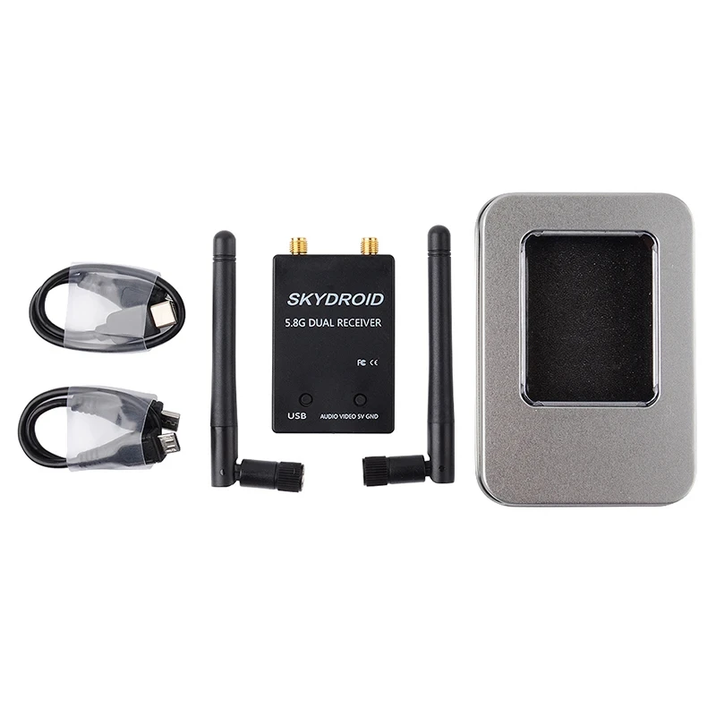 

Skydroid 5.8Ghz 150CH True Diversity UVC OTG Smartphone FPV Receiver for Android Mobile Phone Tablet RC Part