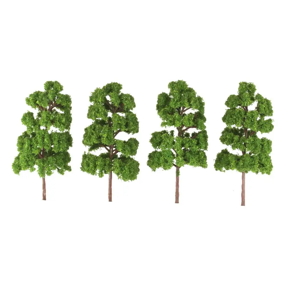 20Pcs Model Trees Train Layout Railway Architecture Diorama Scenery N 0