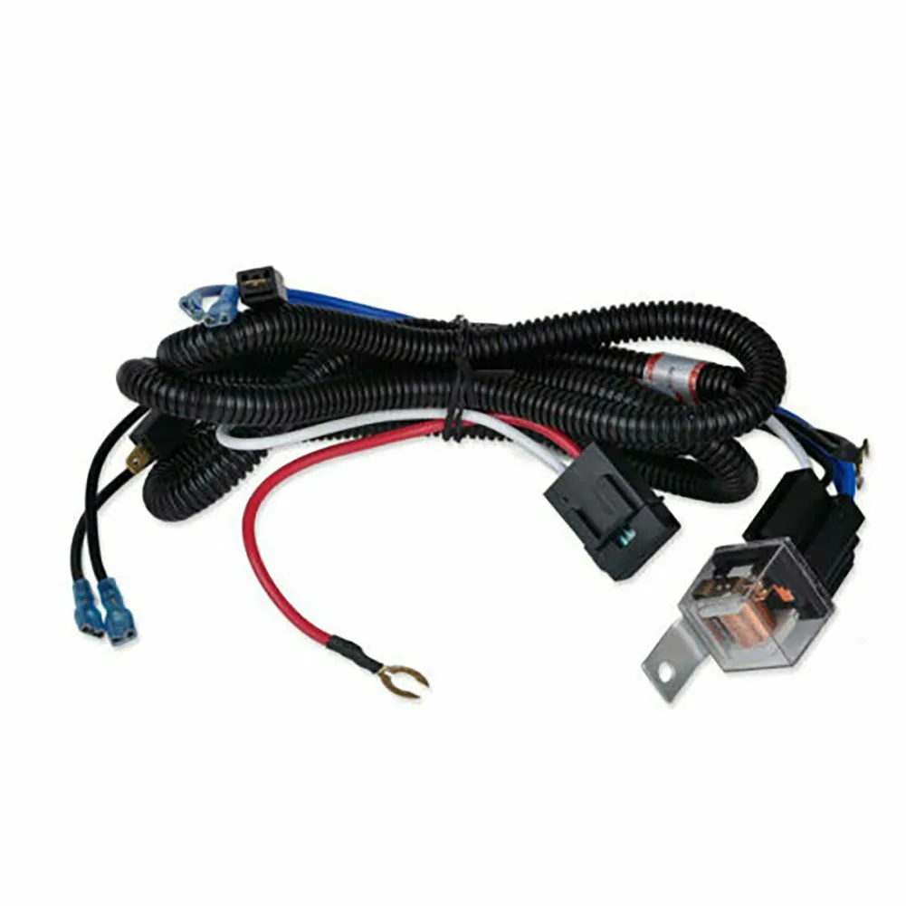 12V Horn Relay Wiring Harness Kit For Grille Mount Electric Blast Horn Universal Motorcycle Horn Wire Wiring Harness Kit